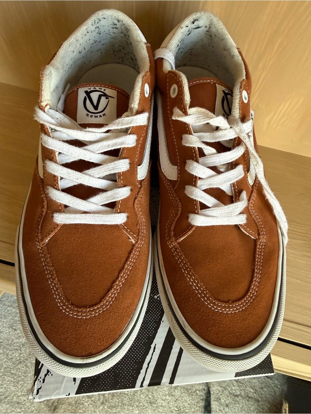 Vans Rowan Pro in Cognac Brown size 10.5
